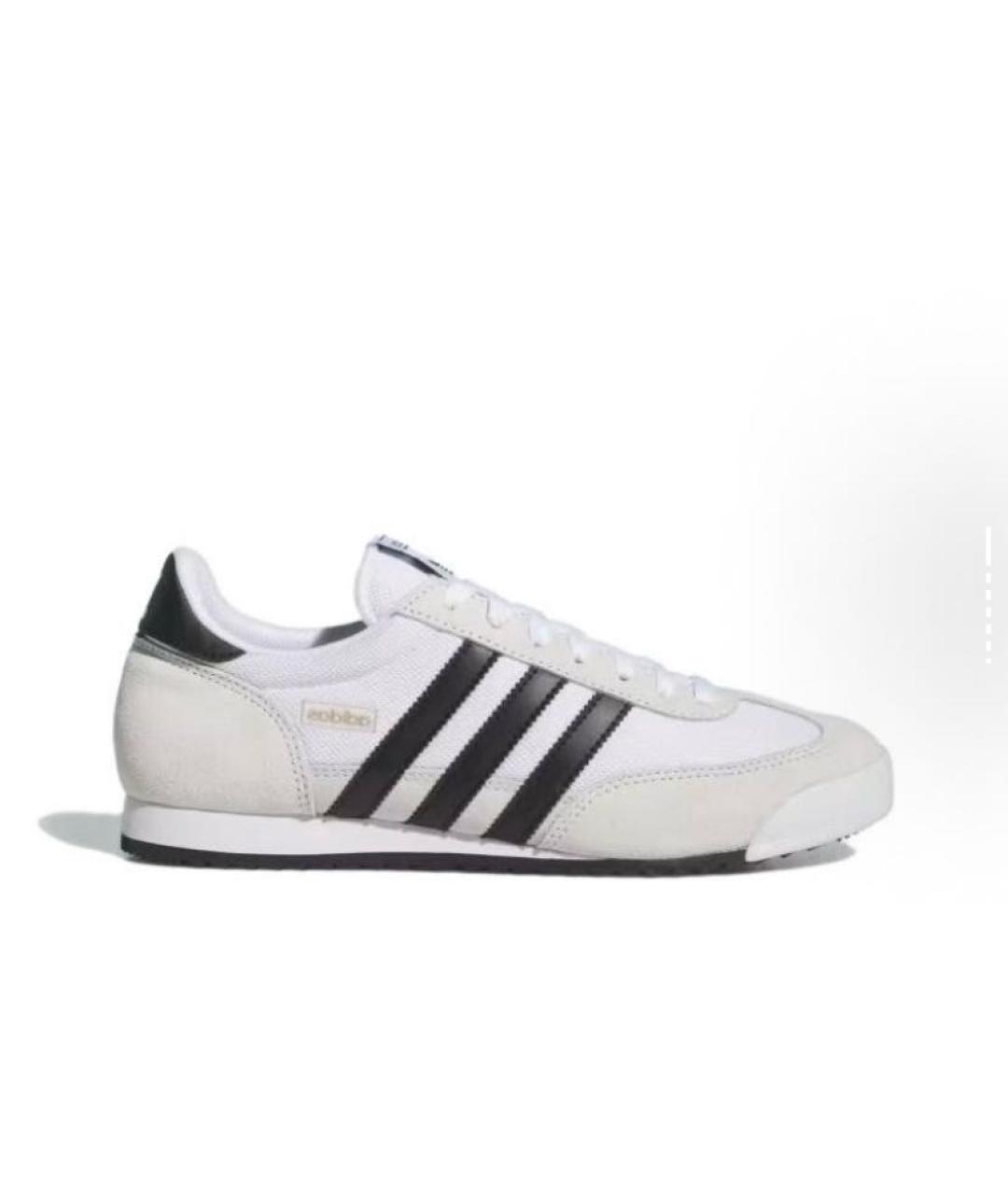 ADIDAS Белые текстильные кроссовки, фото 8