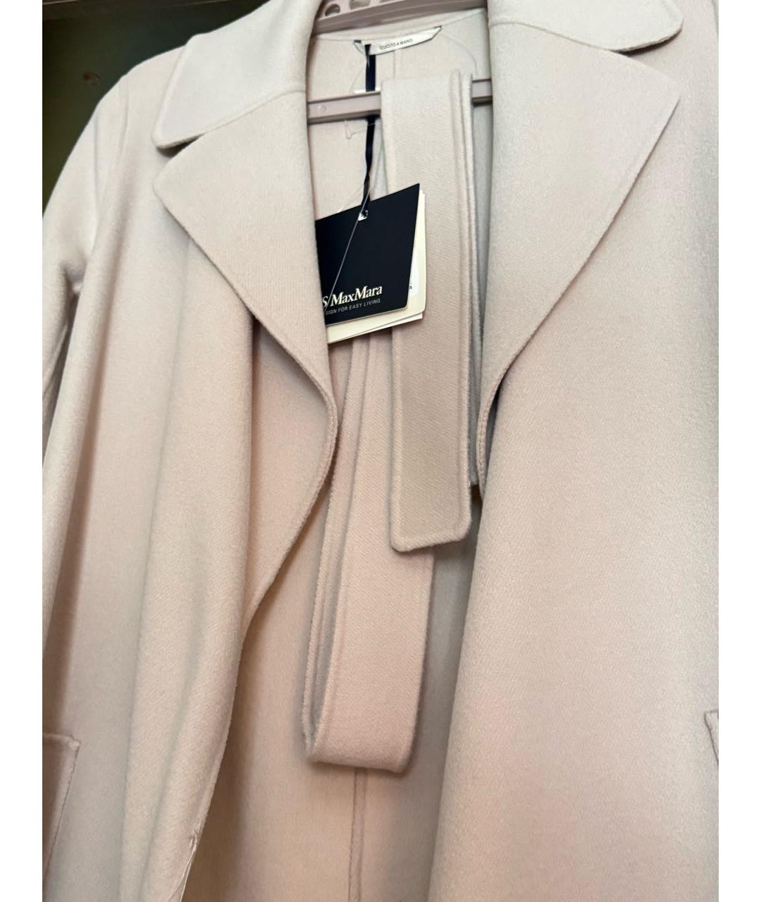 'S MAX MARA Бежевое шерстяное пальто, фото 3
