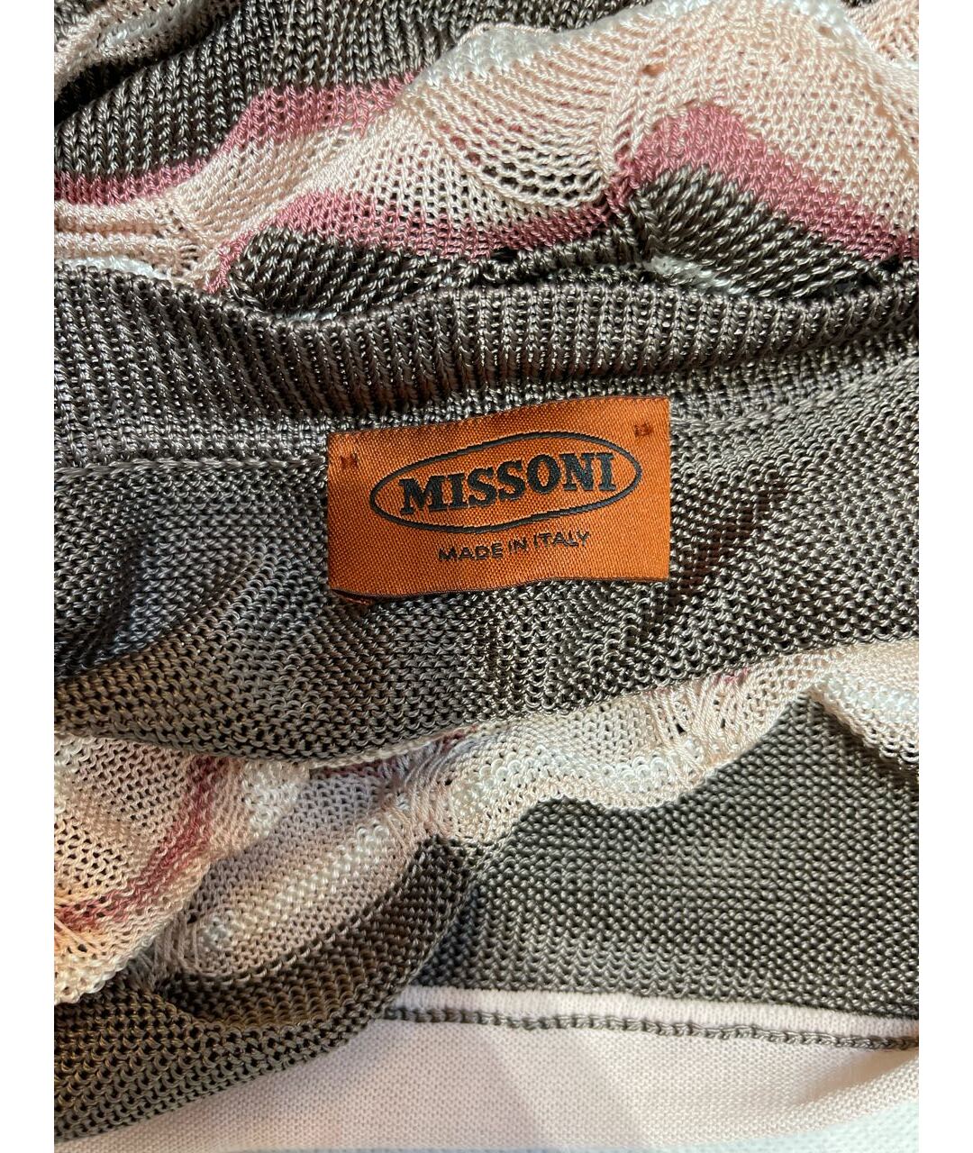 MISSONI Мульти шелковая майка, фото 6