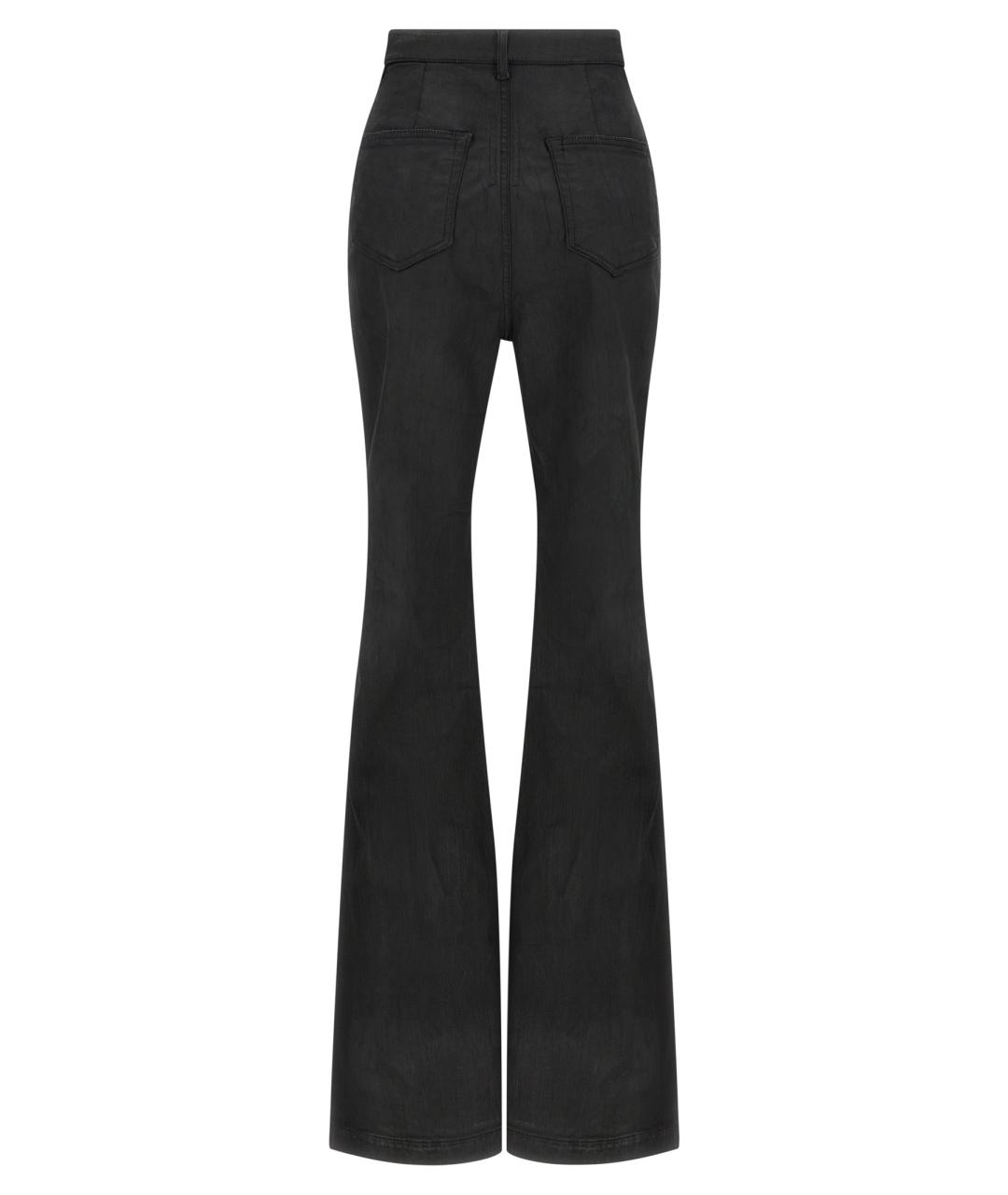RICK OWENS DRKSHDW Черные хлопковые джинсы клеш, фото 2