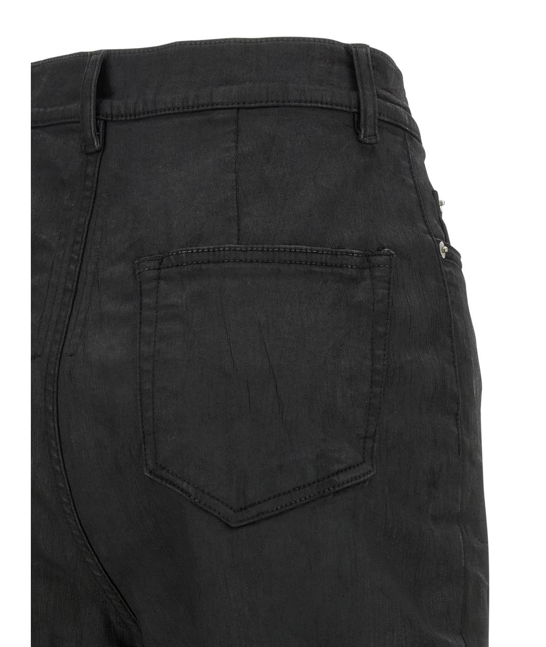 RICK OWENS DRKSHDW Черные хлопковые джинсы клеш, фото 4