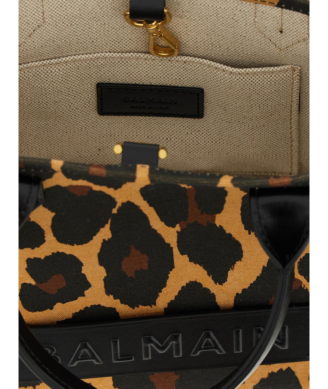 BALMAIN Мульти жаккардовая сумка тоут, фото 4