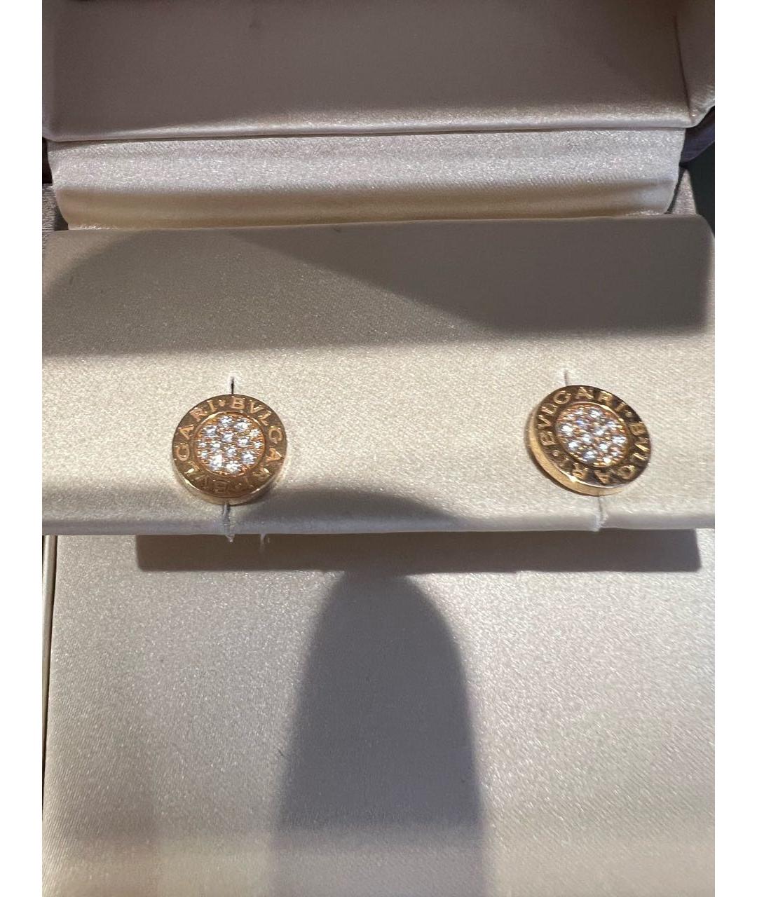 BVLGARI Золотые серьги из розового золота, фото 7