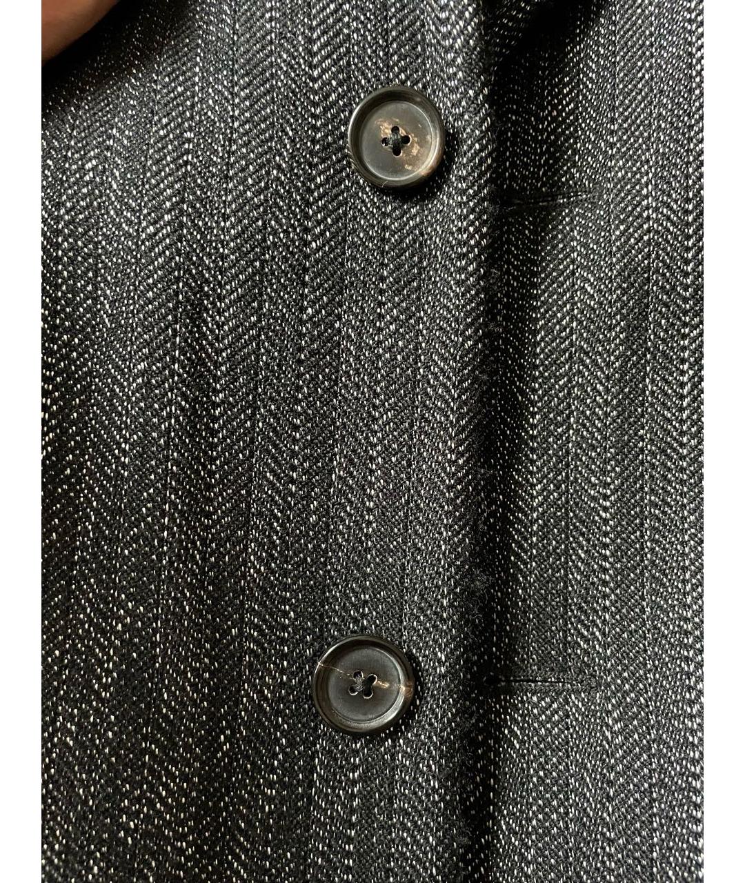JIL SANDER Серый шерстяной пиджак, фото 4
