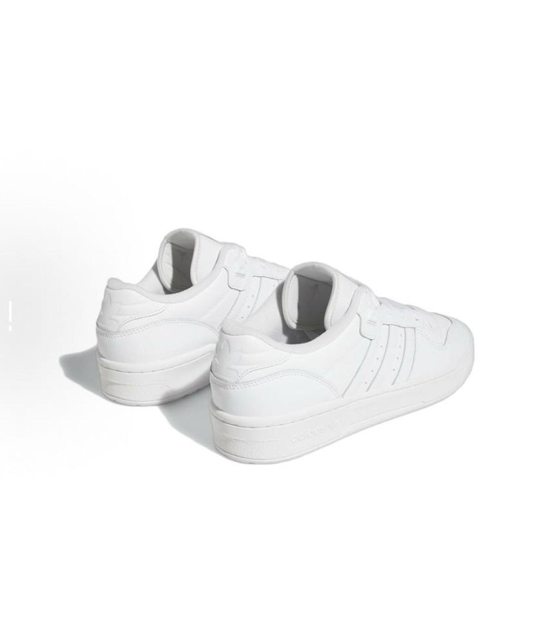 ADIDAS Белые кожаные кроссовки, фото 4