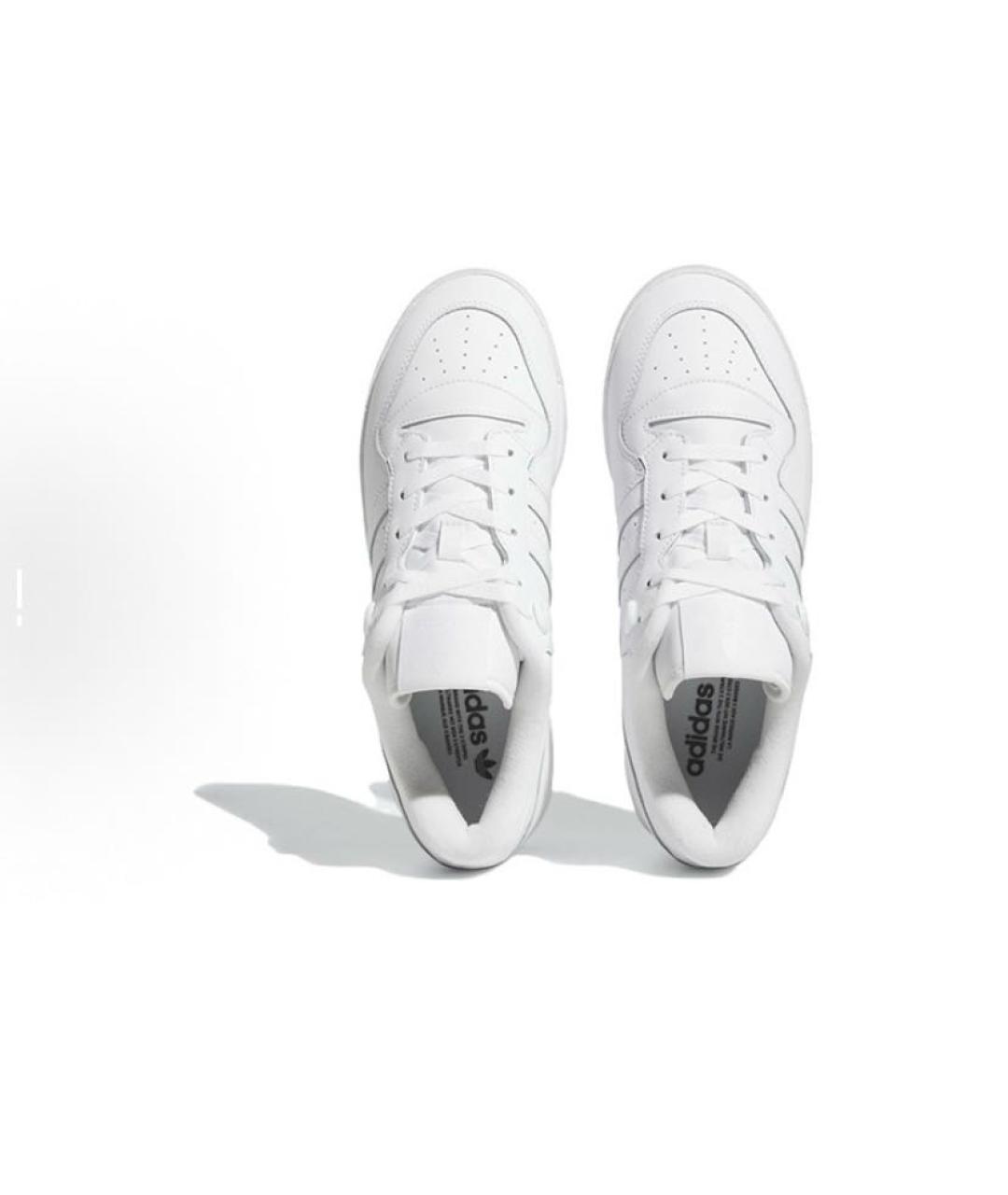 ADIDAS Белые кожаные кроссовки, фото 5