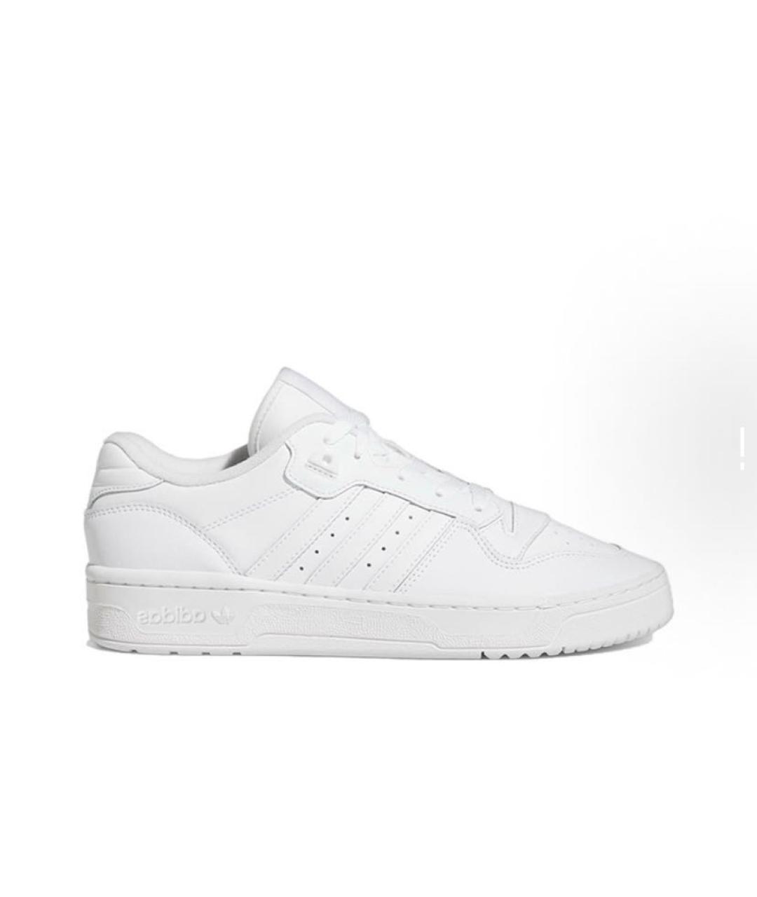 ADIDAS Белые кожаные кроссовки, фото 7