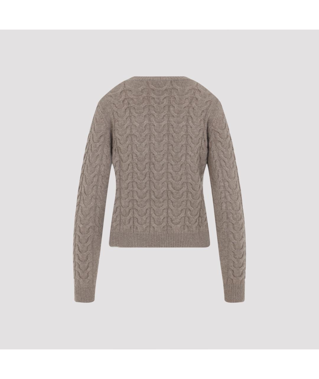 MAX MARA Бежевый кашемировый джемпер / свитер, фото 4