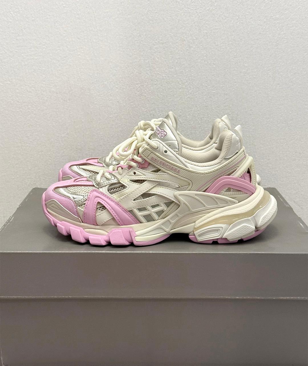 BALENCIAGA Белые кроссовки, фото 4