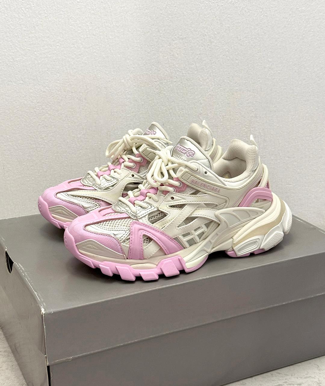 BALENCIAGA Белые кроссовки, фото 2