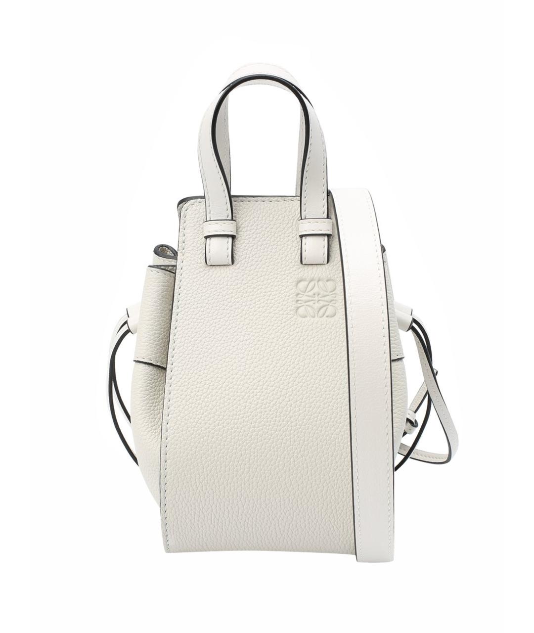LOEWE Серая кожаная сумка тоут, фото 1