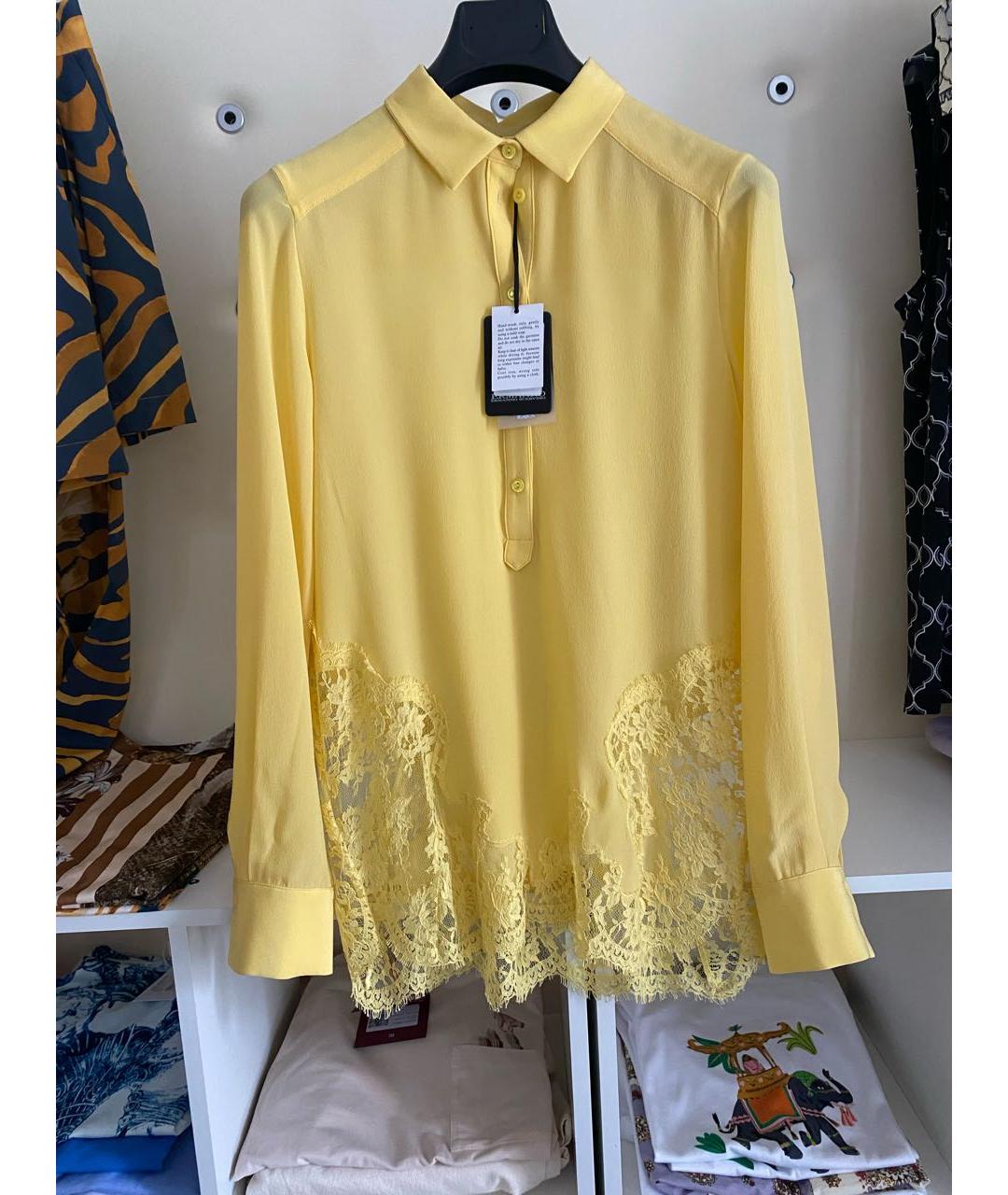 ERMANNO SCERVINO Желтая блузы, фото 5