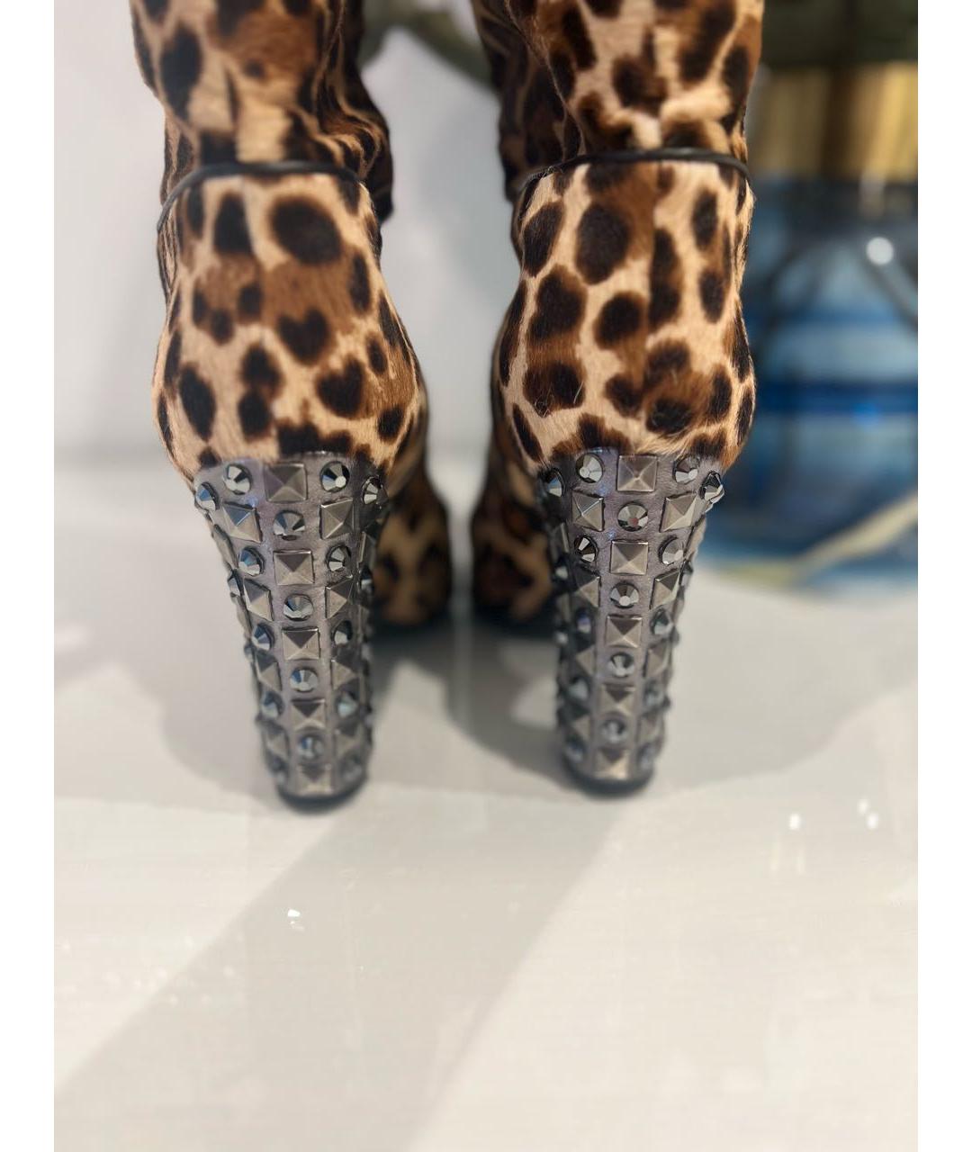 DOLCE&GABBANA Кожаные сапоги, фото 4