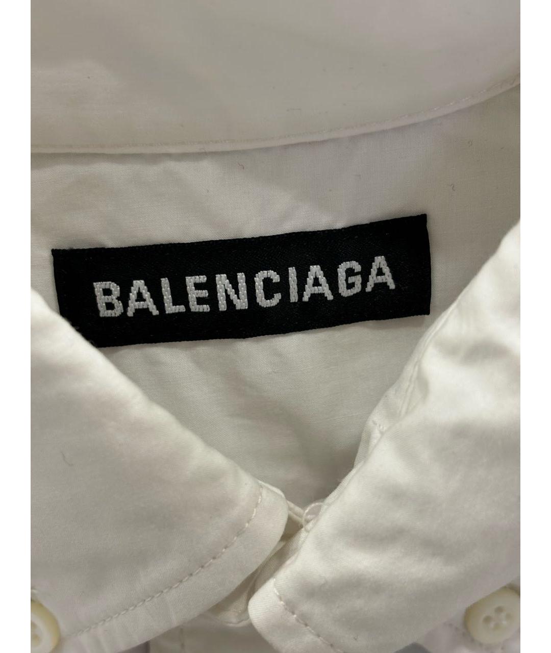 BALENCIAGA Хлопковая кэжуал рубашка, фото 4