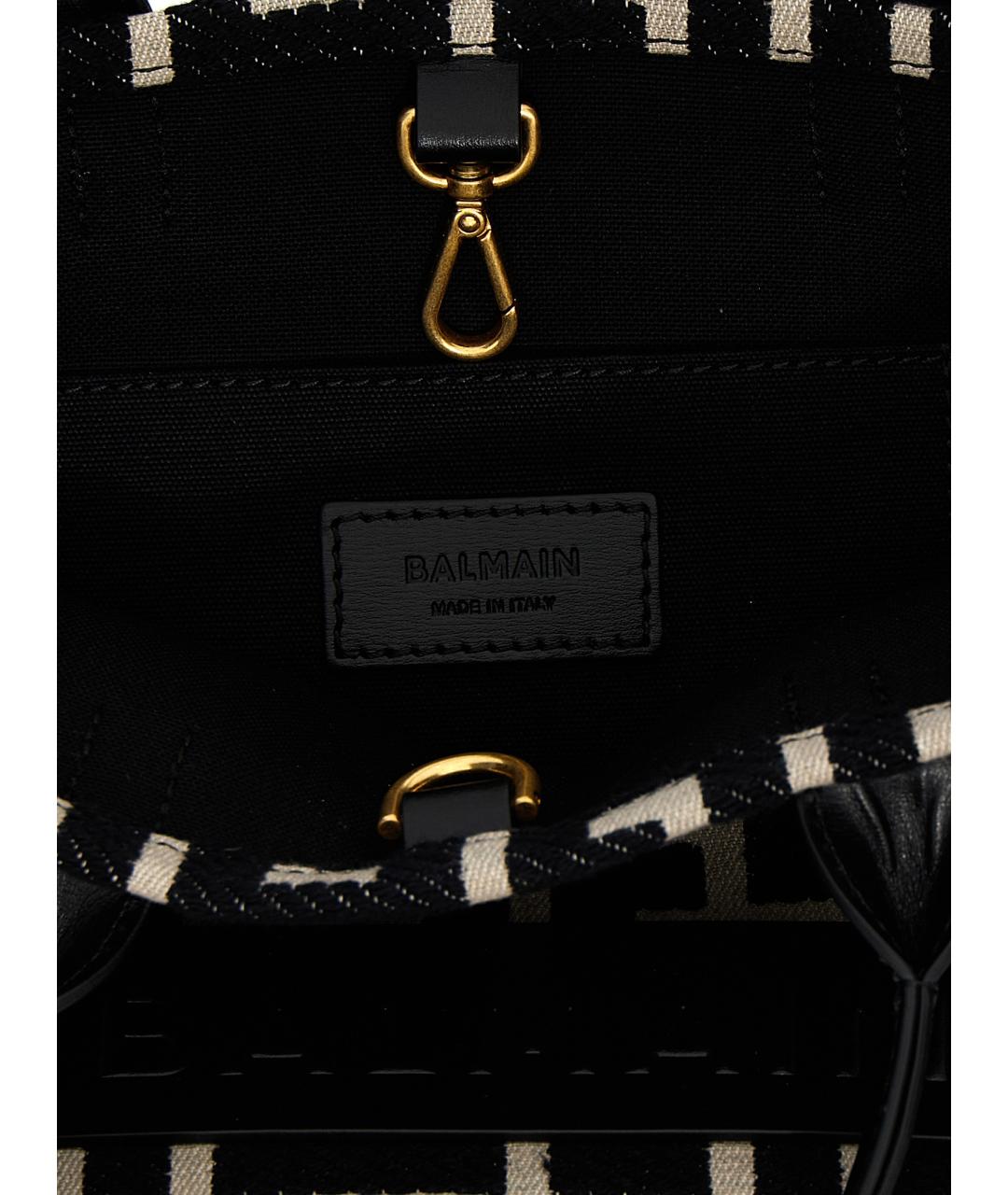 BALMAIN Мульти жаккардовая сумка тоут, фото 4