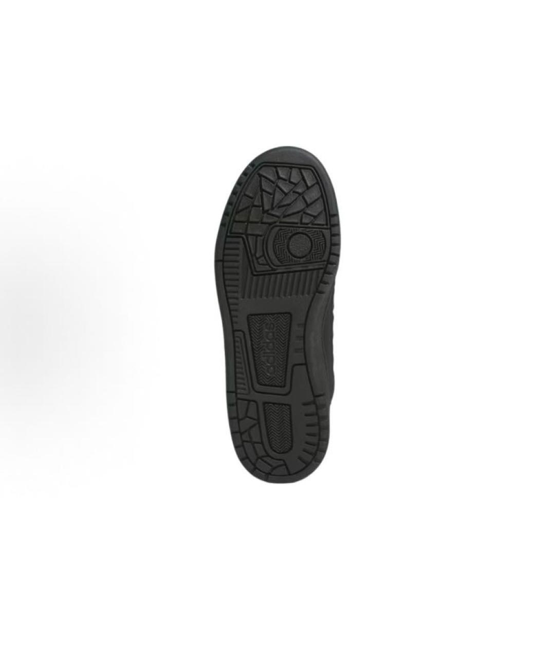 ADIDAS Черные кожаные кроссовки, фото 6