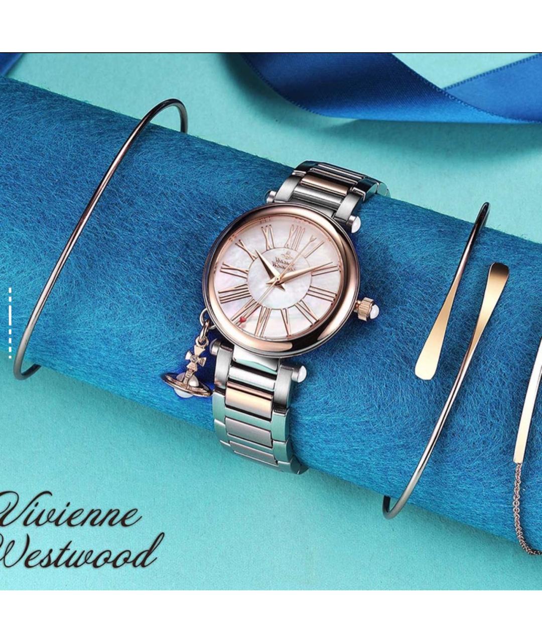 VIVIENNE WESTWOOD Розовые стальные часы, фото 5