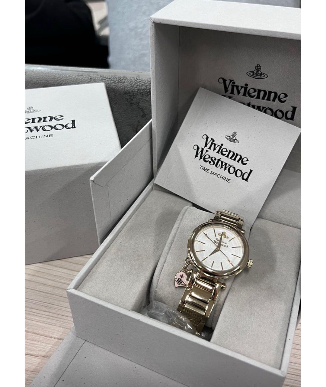 VIVIENNE WESTWOOD Золотые стальные часы, фото 4