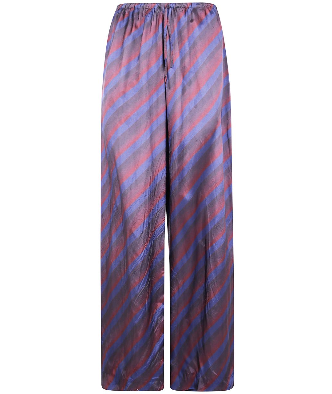DRIES VAN NOTEN Мульти вискозные прямые брюки, фото 1