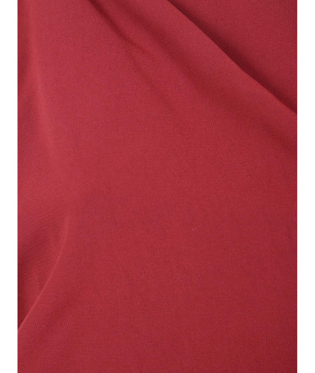MAX MARA Красное полиэстеровое коктейльное платье, фото 3