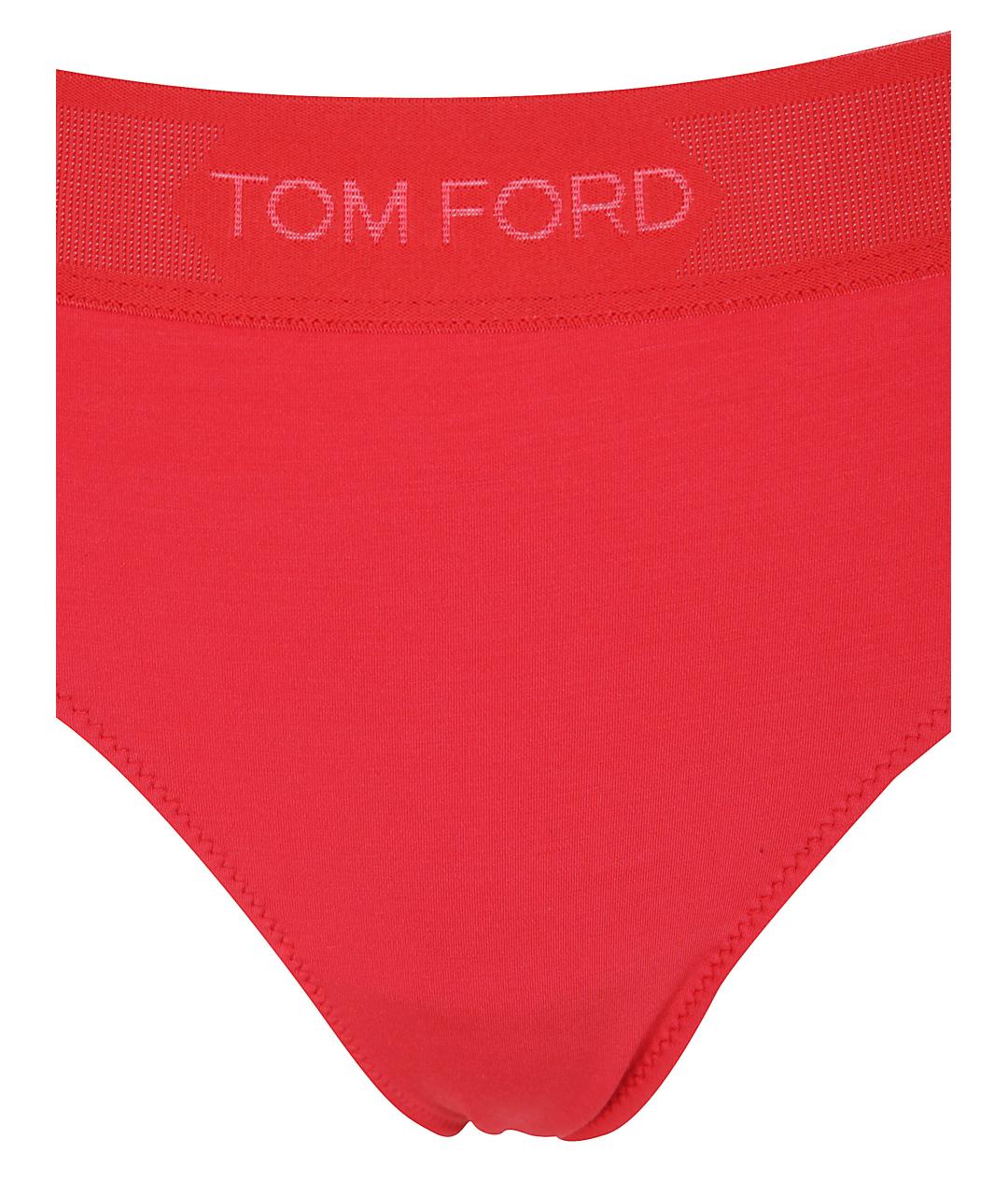 TOM FORD Красный синтетический купальник, фото 3