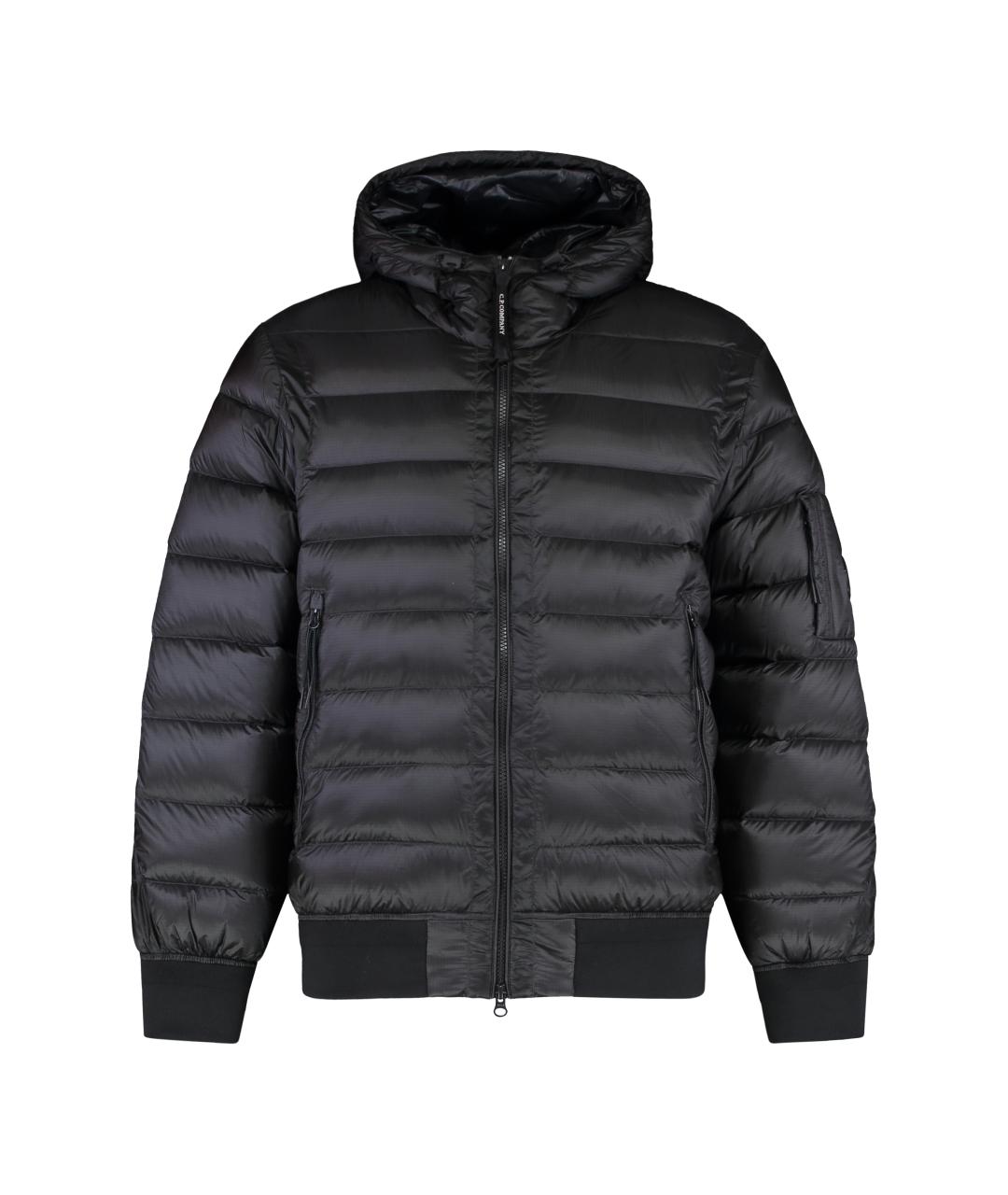 CP COMPANY Черная полиамидовая куртка, фото 1