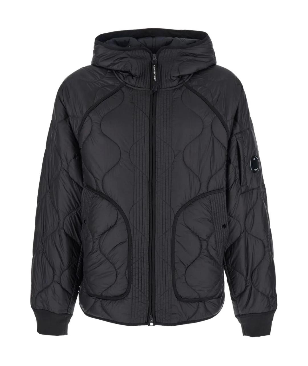CP COMPANY Черная синтетическая куртка, фото 1
