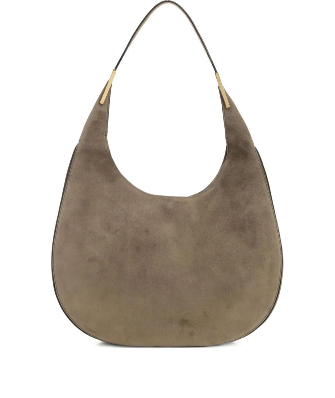 Savette Бежевая замшевая сумка через плечо, фото 1