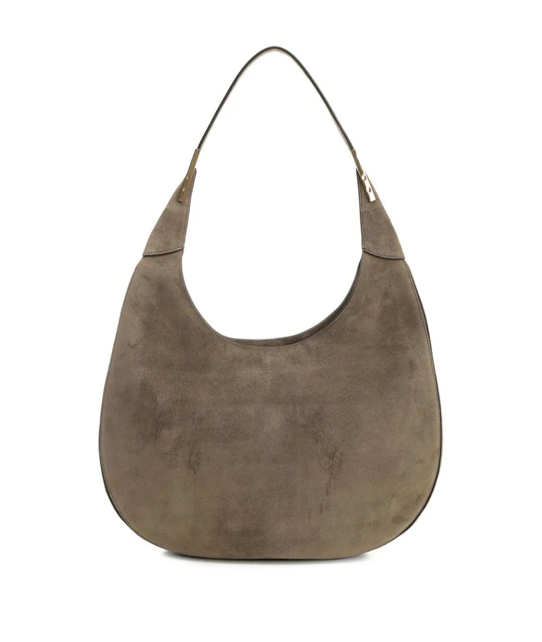 Savette Бежевая замшевая сумка через плечо, фото 3