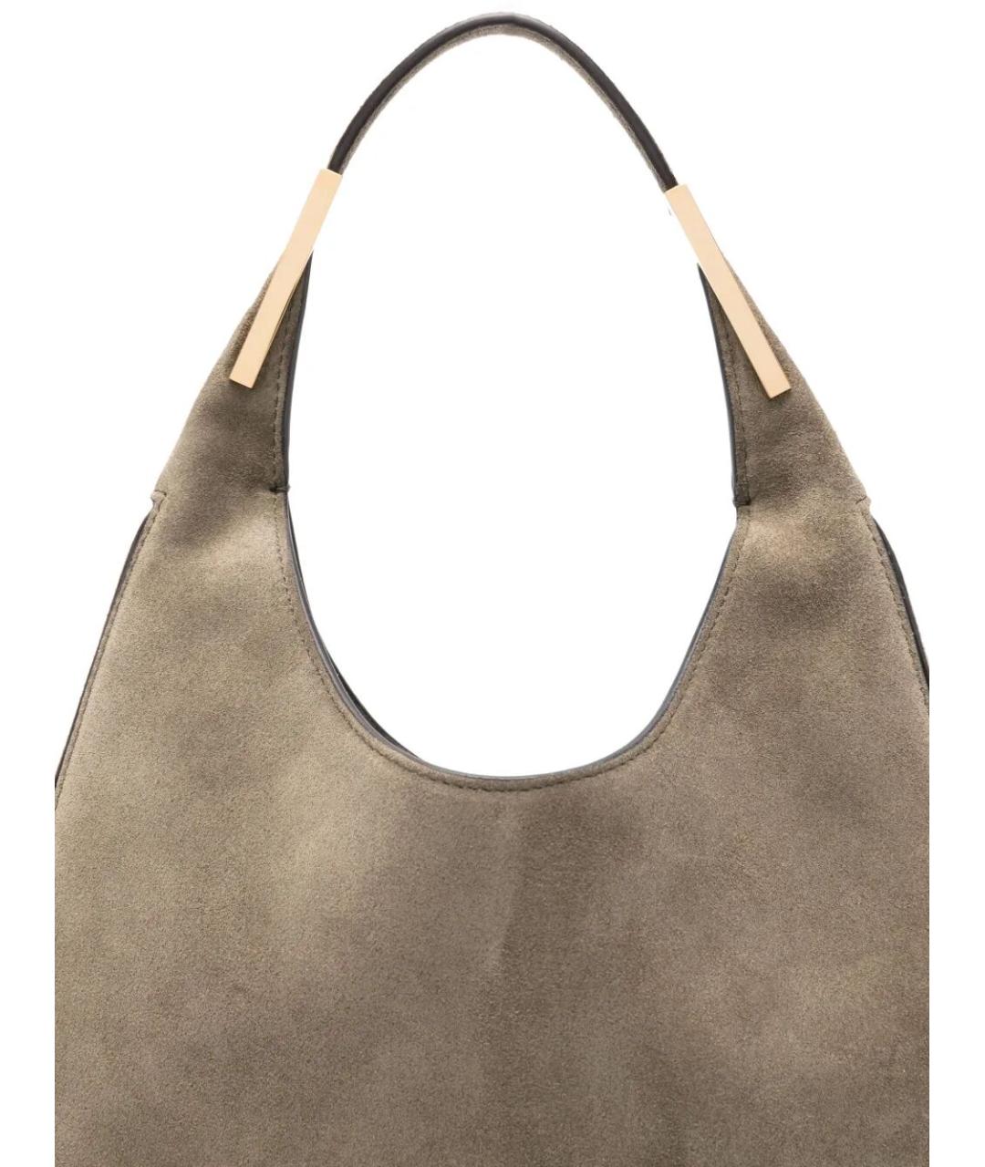 Savette Бежевая замшевая сумка через плечо, фото 3