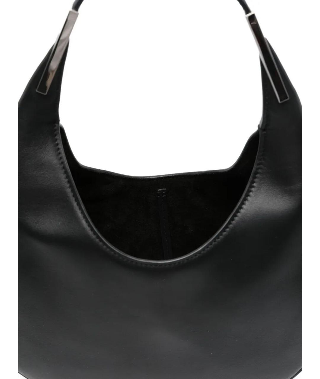 Savette Черная кожаная сумка через плечо, фото 3