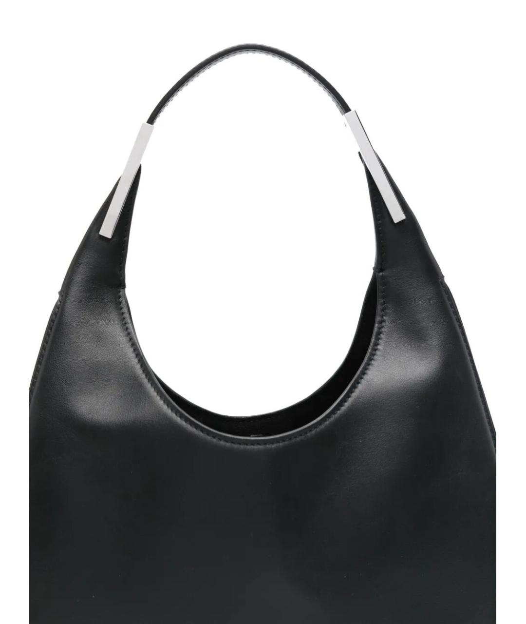 Savette Черная кожаная сумка через плечо, фото 5