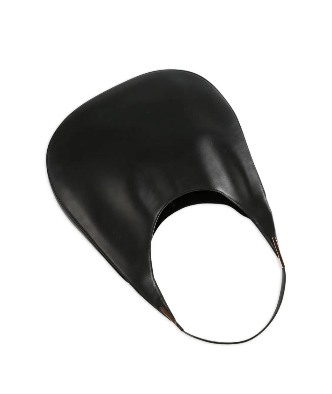 Savette Черная кожаная сумка через плечо, фото 3