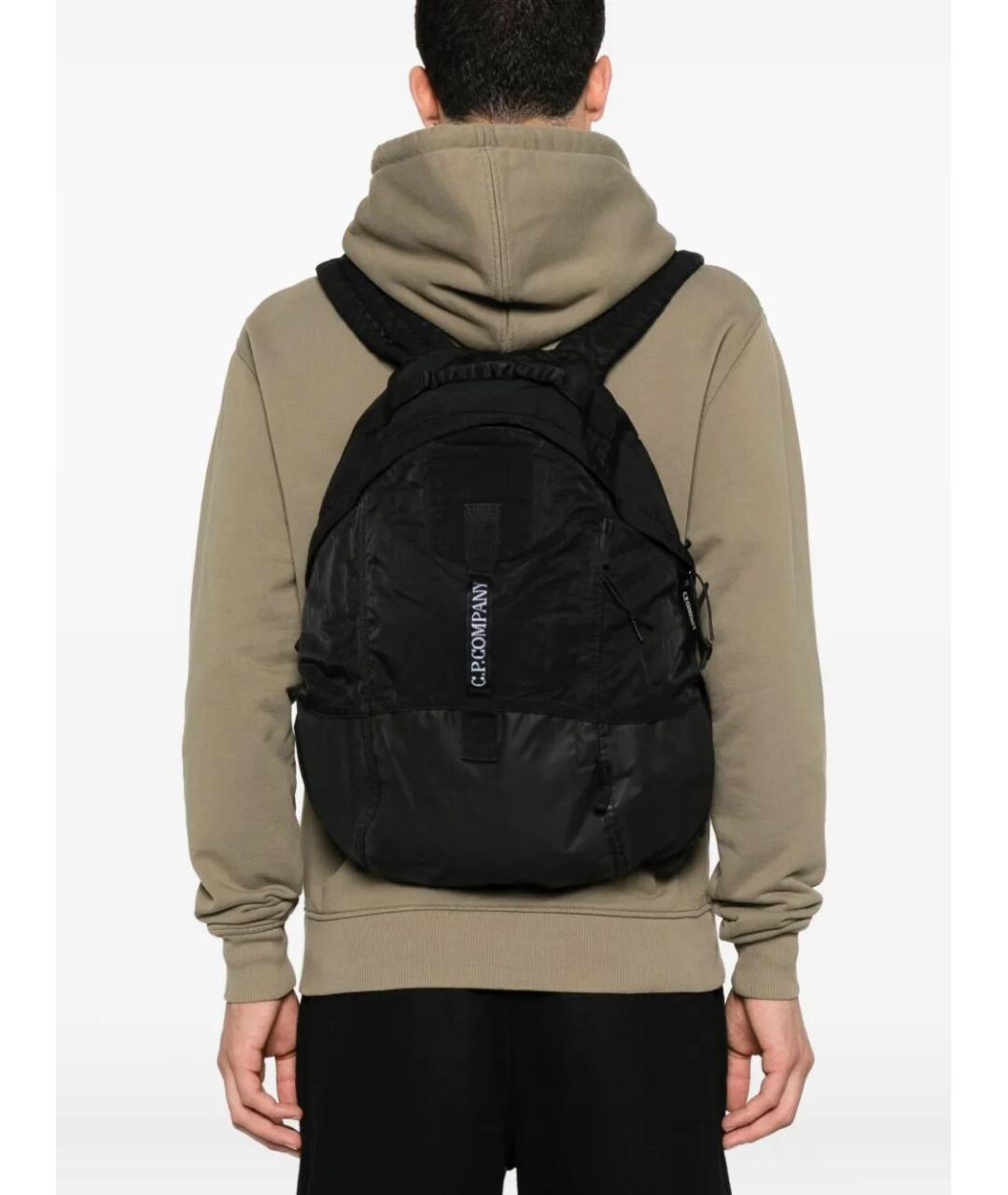 CP COMPANY Черный синтетический рюкзак, фото 2