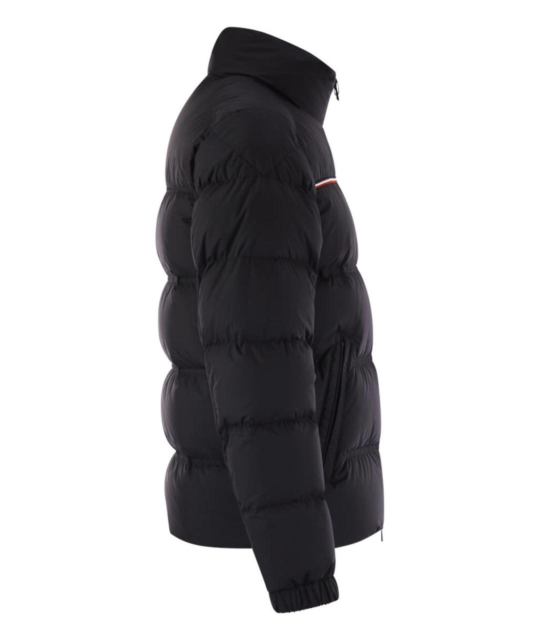 MONCLER Темно-синий полиэстеровый пуховик, фото 3
