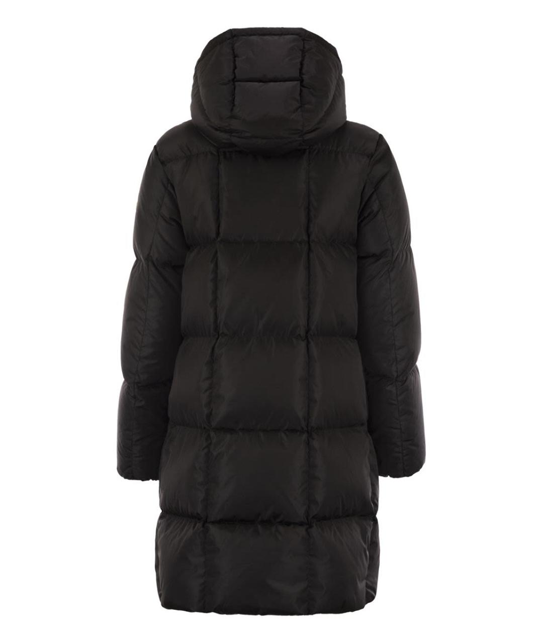 MONCLER Черный полиамидовый пуховик, фото 2