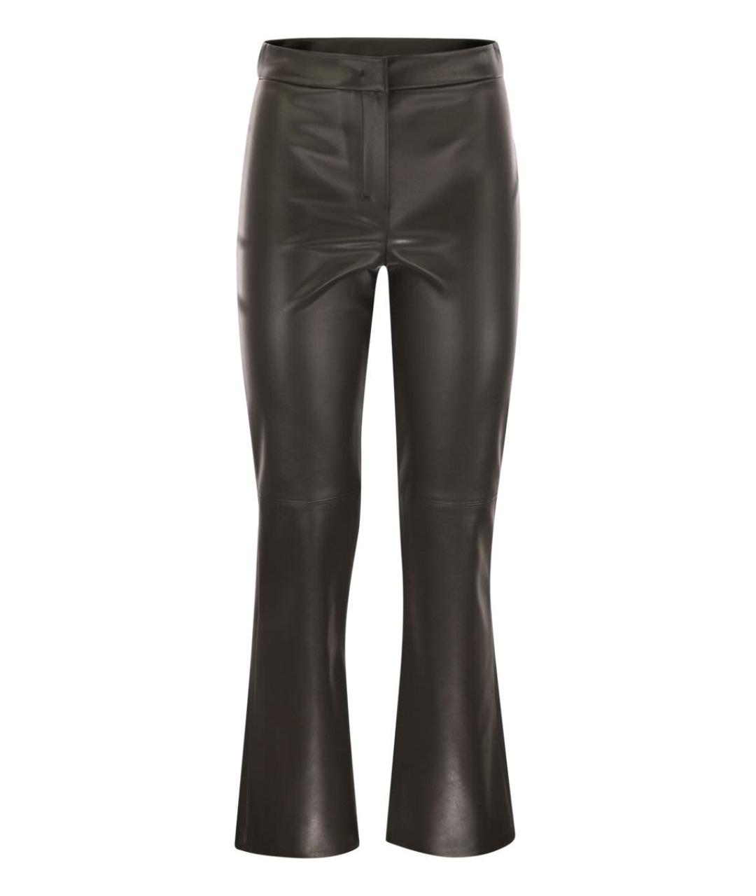 'S MAX MARA Коричневые прямые брюки, фото 1