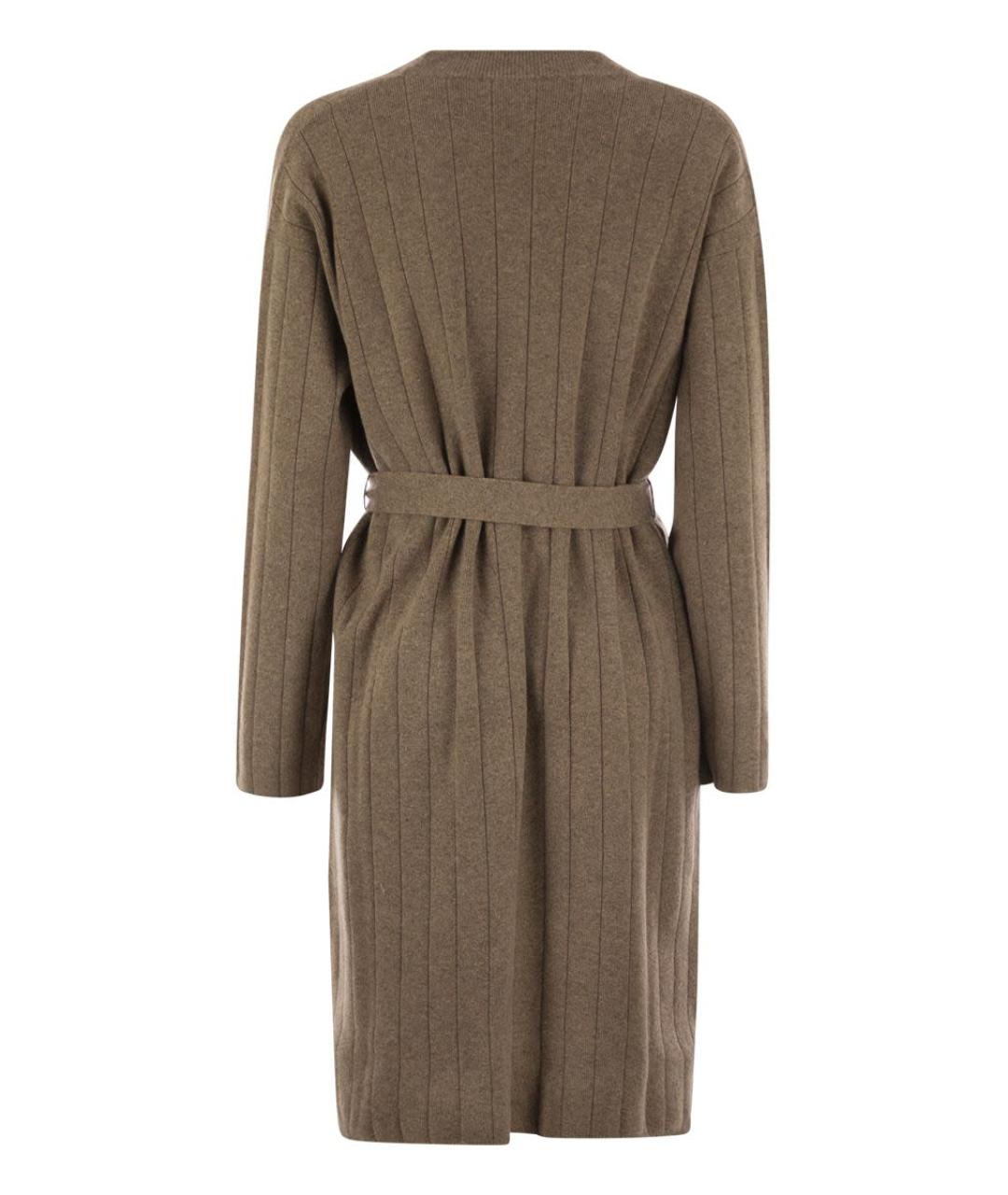 MAX MARA Коричневый кашемировый кардиган, фото 2