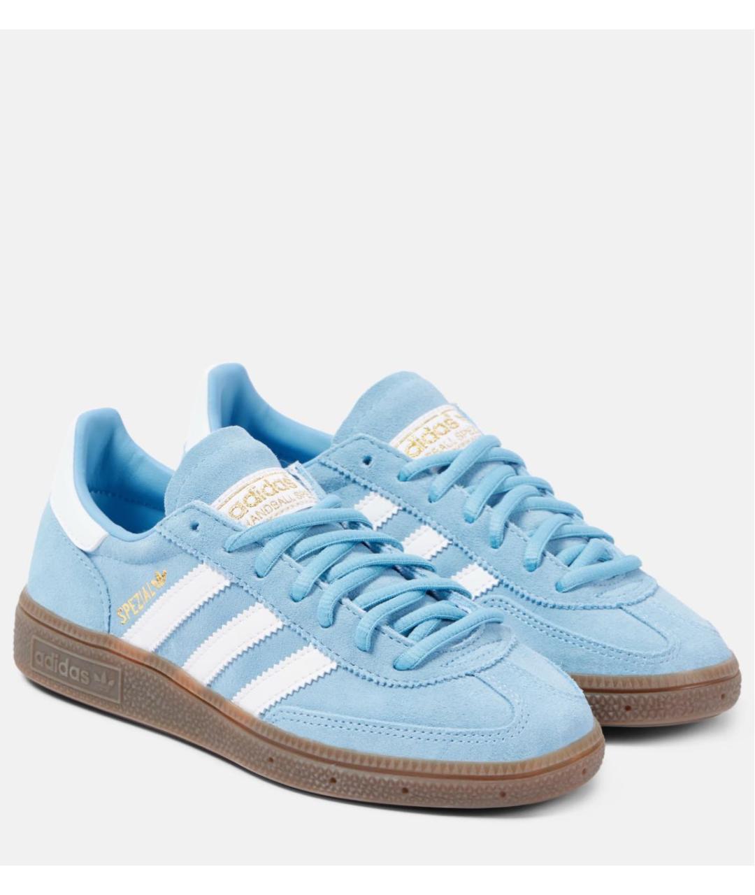 ADIDAS Голубые нубуковые кеды, фото 2