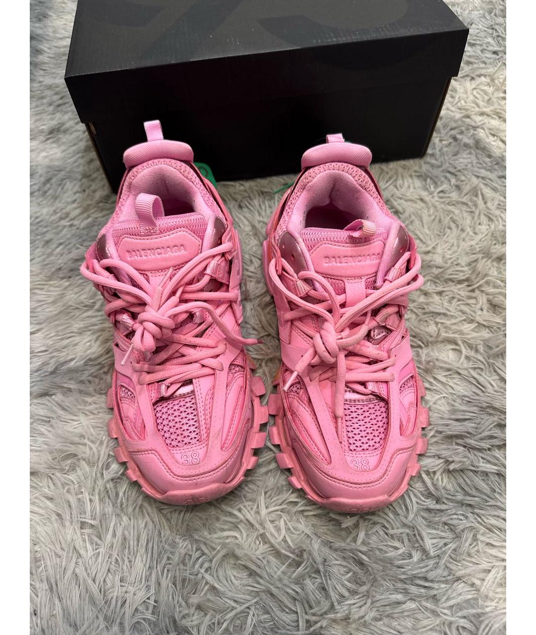 BALENCIAGA Розовые кроссовки, фото 2