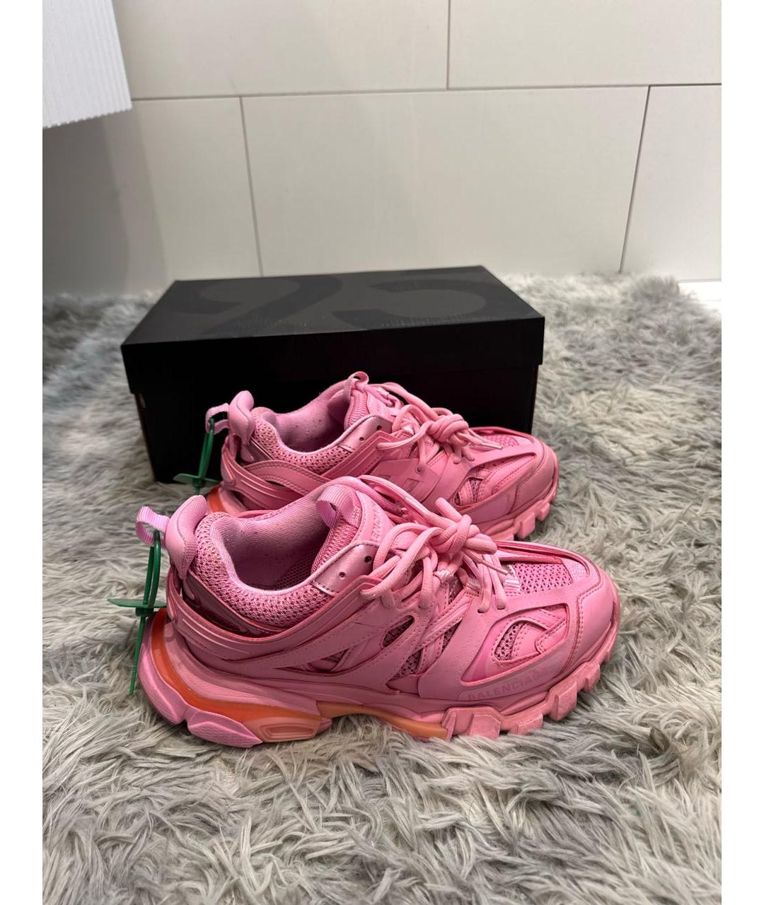 BALENCIAGA Розовые кроссовки, фото 6