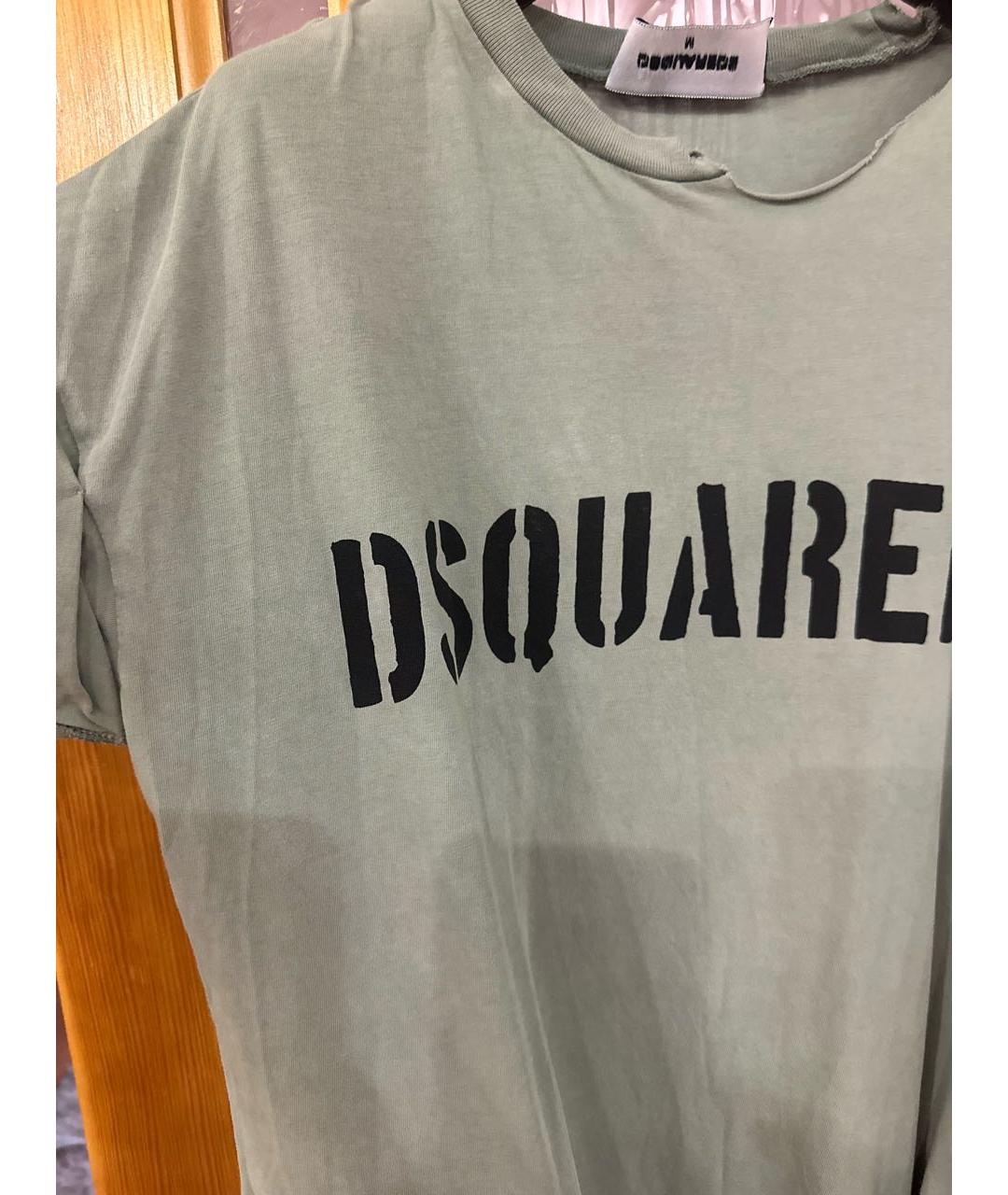 DSQUARED2 Хаки футболка, фото 3