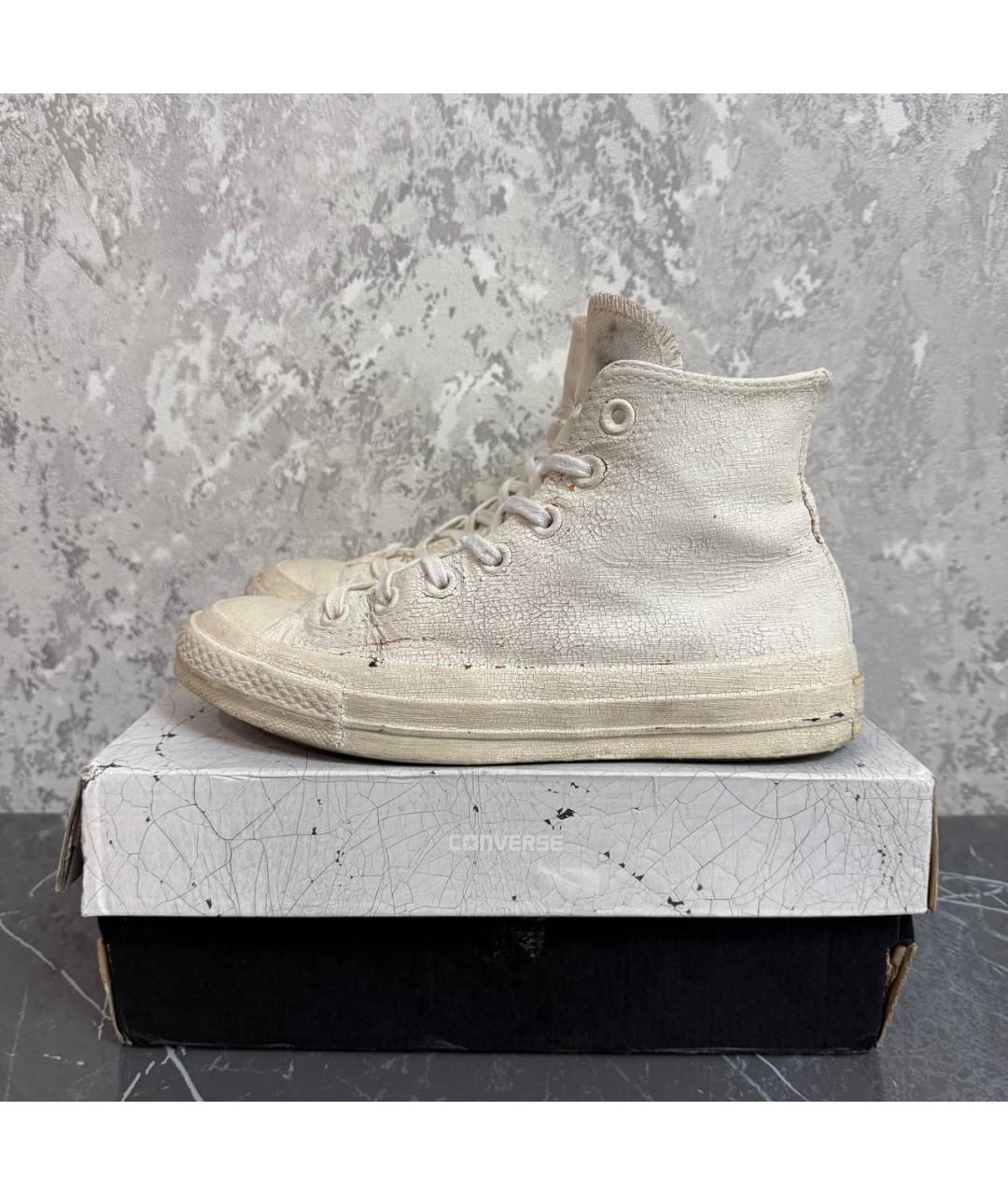 MAISON MARGIELA Бежевые текстильные кеды, фото 9