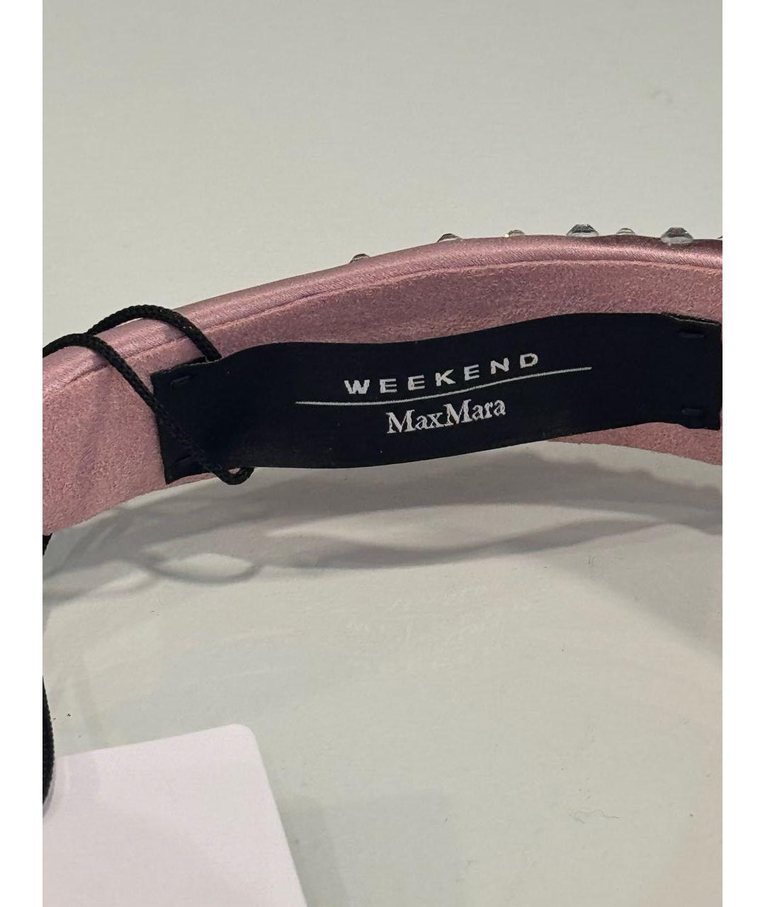 WEEKEND MAX MARA Розовый ободок, фото 4