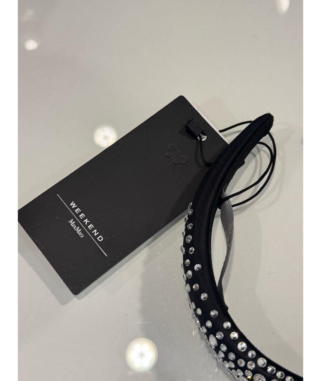 WEEKEND MAX MARA Черный ободок, фото 3