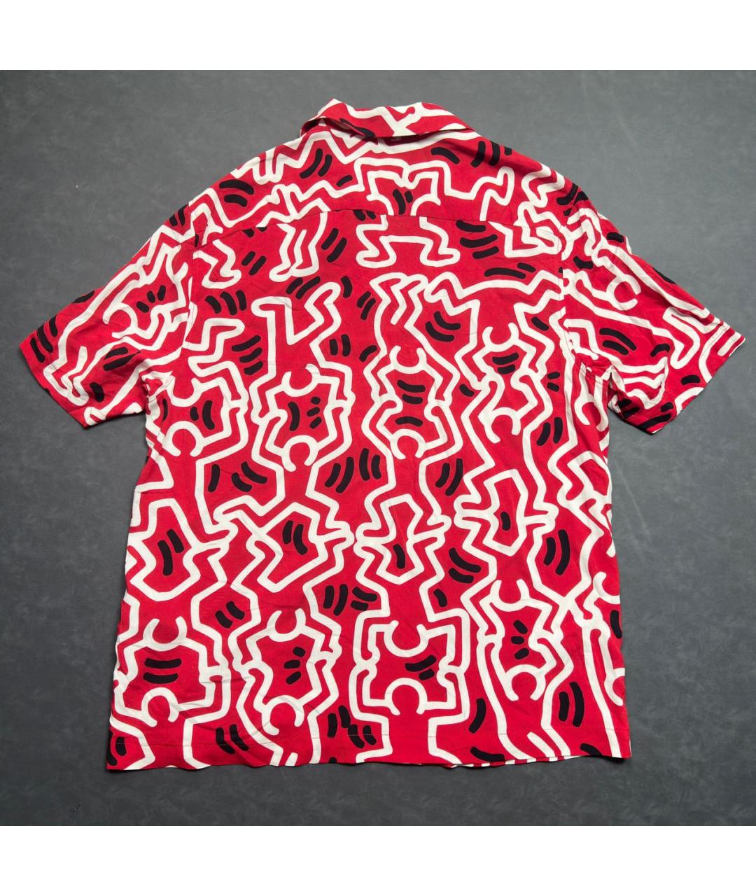 KEITH HARING Красная кэжуал рубашка, фото 3