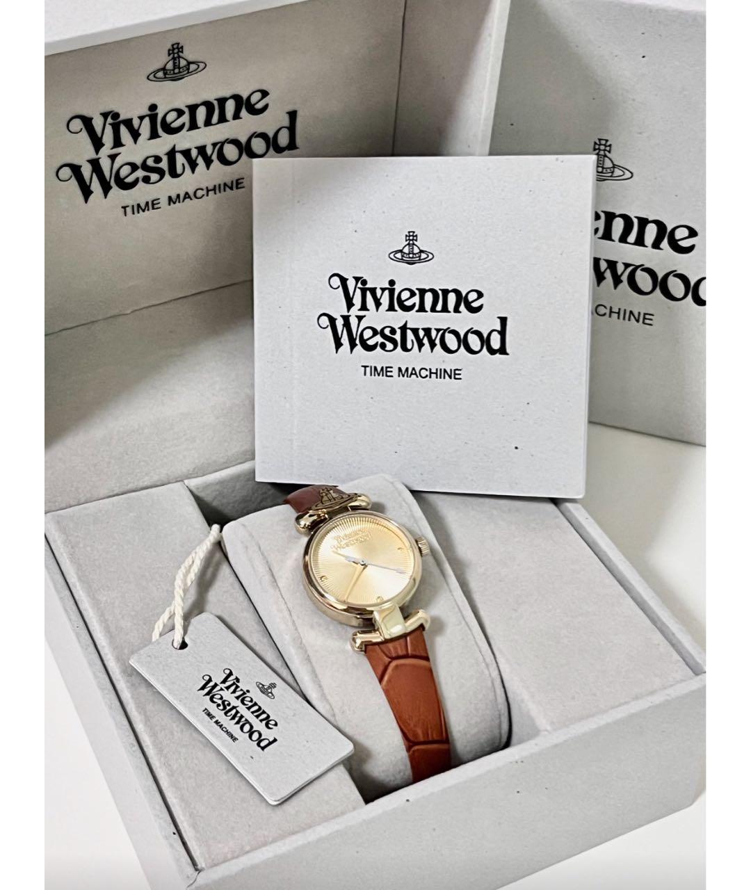 VIVIENNE WESTWOOD Золотые стальные часы, фото 4