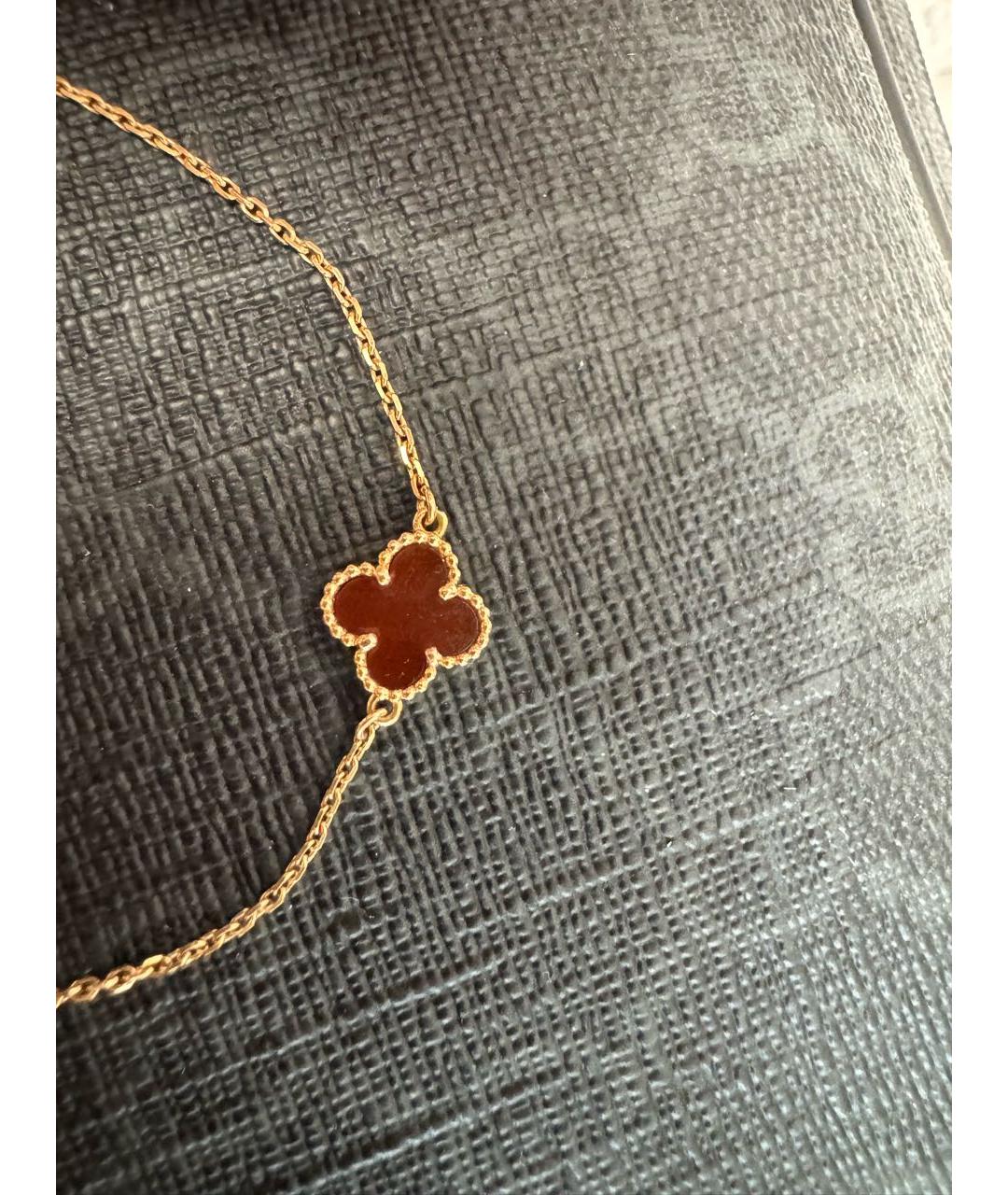 VAN CLEEF & ARPELS Красный браслет из желтого золота, фото 2