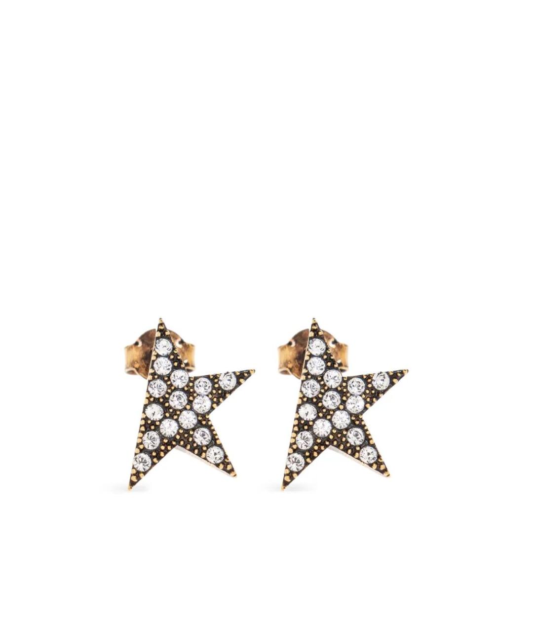 GOLDEN GOOSE DELUXE BRAND Золотые металлические серьги, фото 1