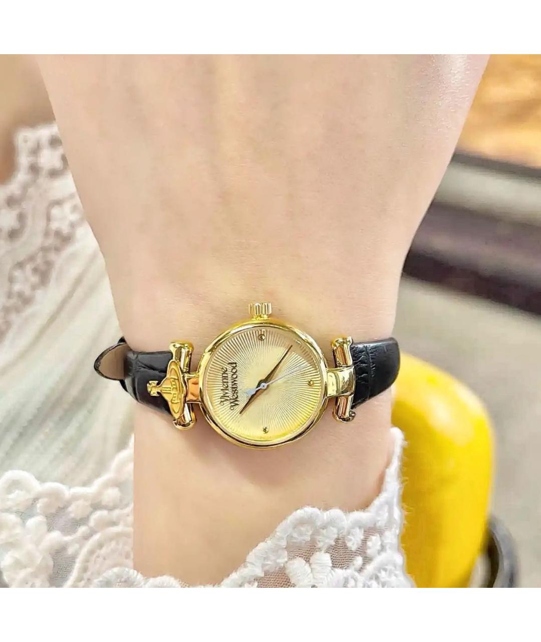 VIVIENNE WESTWOOD Золотые стальные часы, фото 5